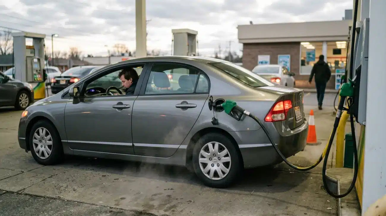 Leaving Your Engine Running While Pumping Gas